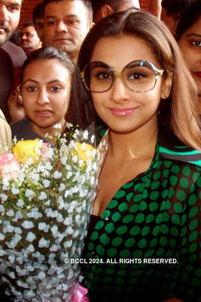 Vidya visits Chandigarh