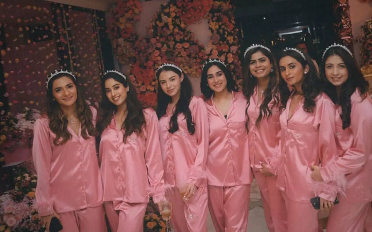 Janhvi Kapoor shares inside pictures from Radhika Merchant's princess-themed bridal shower