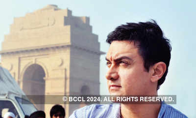 Aamir Khan on sets for 'UNICEF'