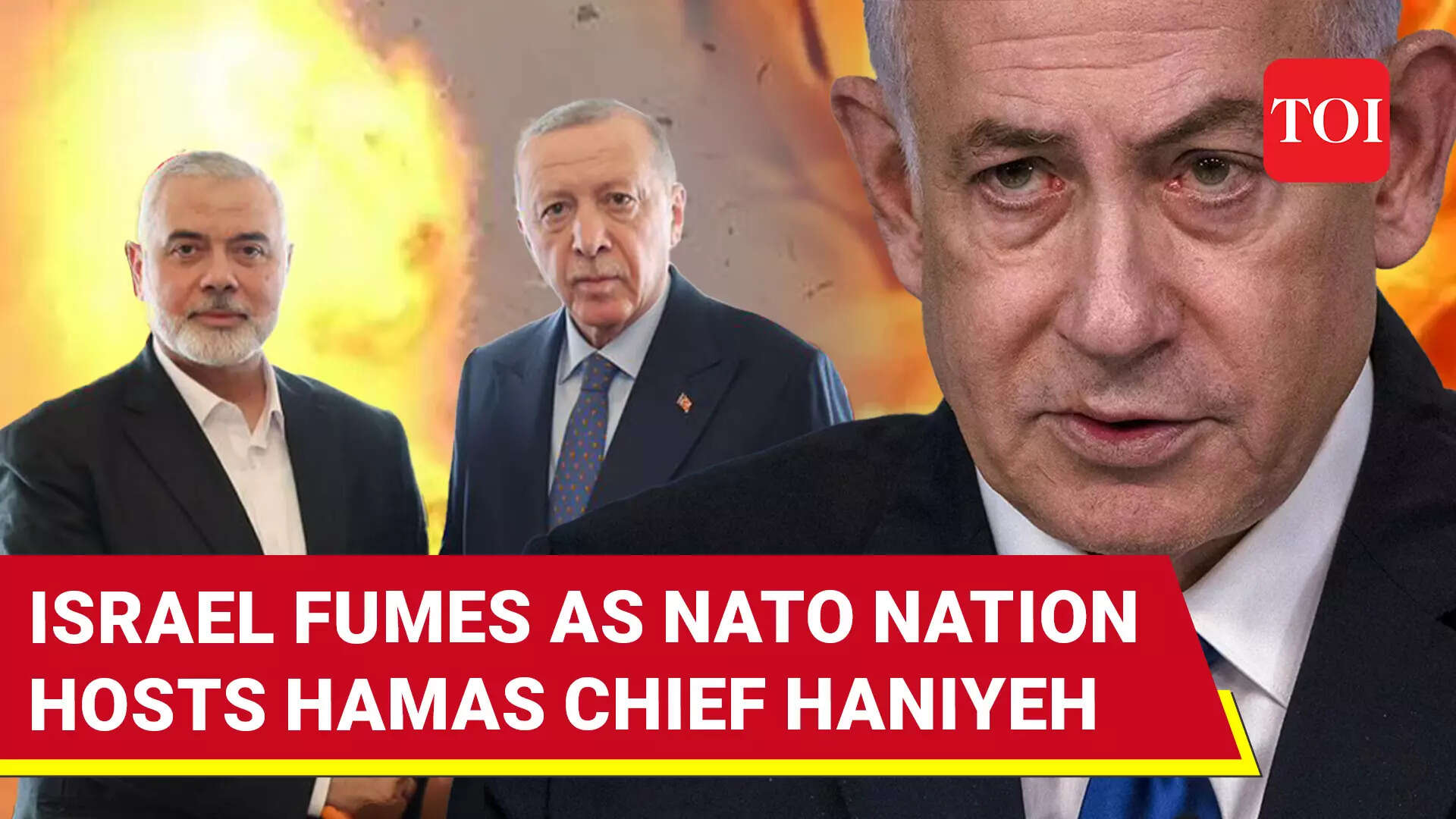 Israel Fumes as Turkey’s Erdogan Hosts Hamas Chief Haniyeh in Istanbul, Tweets ‘Shame On You, Erdogan!’