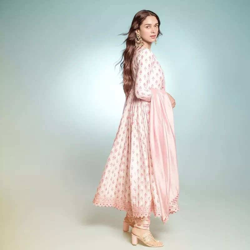 Aditi Rao Hydari walks straight out of a dreamy summer closet in ethereal anarkali set, see pictures