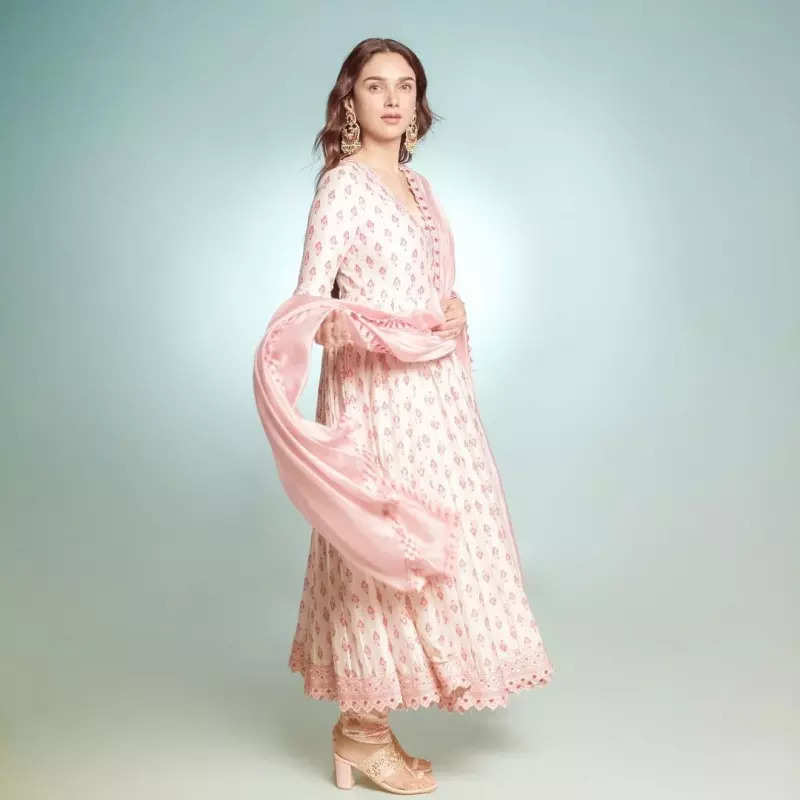 Aditi Rao Hydari walks straight out of a dreamy summer closet in ethereal anarkali set, see pictures