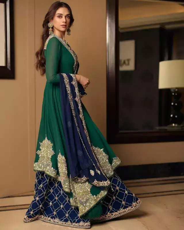 Aditi Rao Hydari walks straight out of a dreamy summer closet in ethereal anarkali set, see pictures