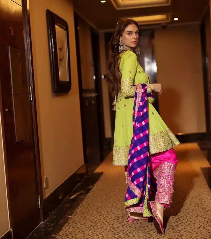 Aditi Rao Hydari walks straight out of a dreamy summer closet in ethereal anarkali set, see pictures