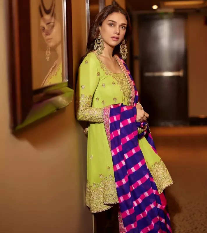 Aditi Rao Hydari walks straight out of a dreamy summer closet in ethereal anarkali set, see pictures