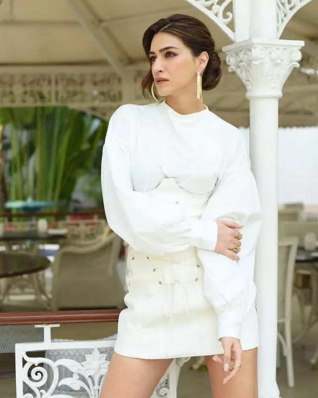 Take summer style cues from Kriti Sanon in all-white ensembles, see pictures