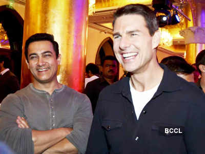 B'wood parties with Tom Cruise