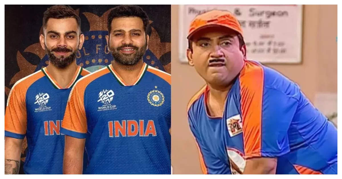 India's T20 World Cup jersey reminds netizens of Jethalal's GPL Team ...