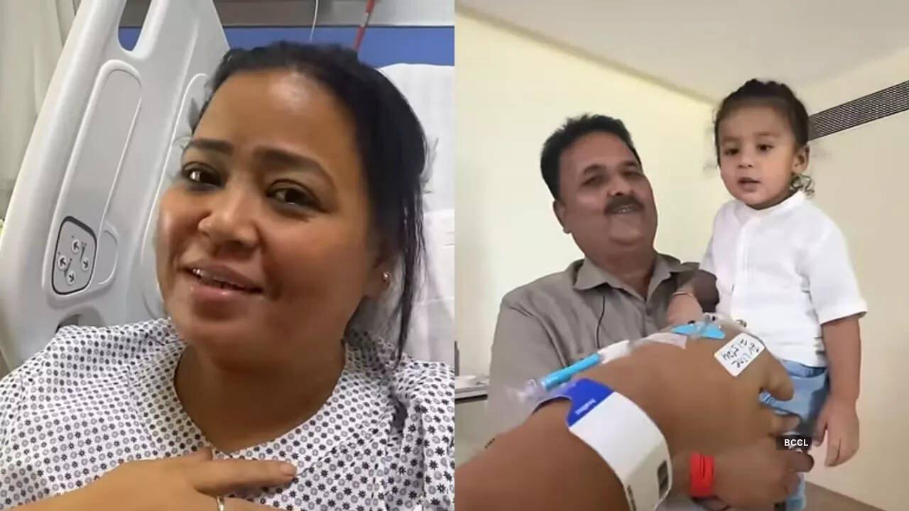 Bharti Singh gets discharged from the hospital; breaks down into tears as  she stayed away from her son Gola