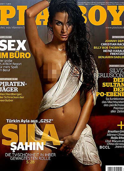 Muslim model Sila Sahin posed naked for the cover of Playboy magazine'...