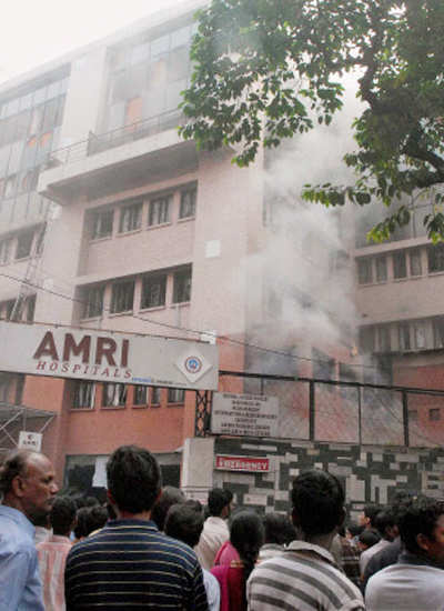 Massive fire in Kolkata's hospital