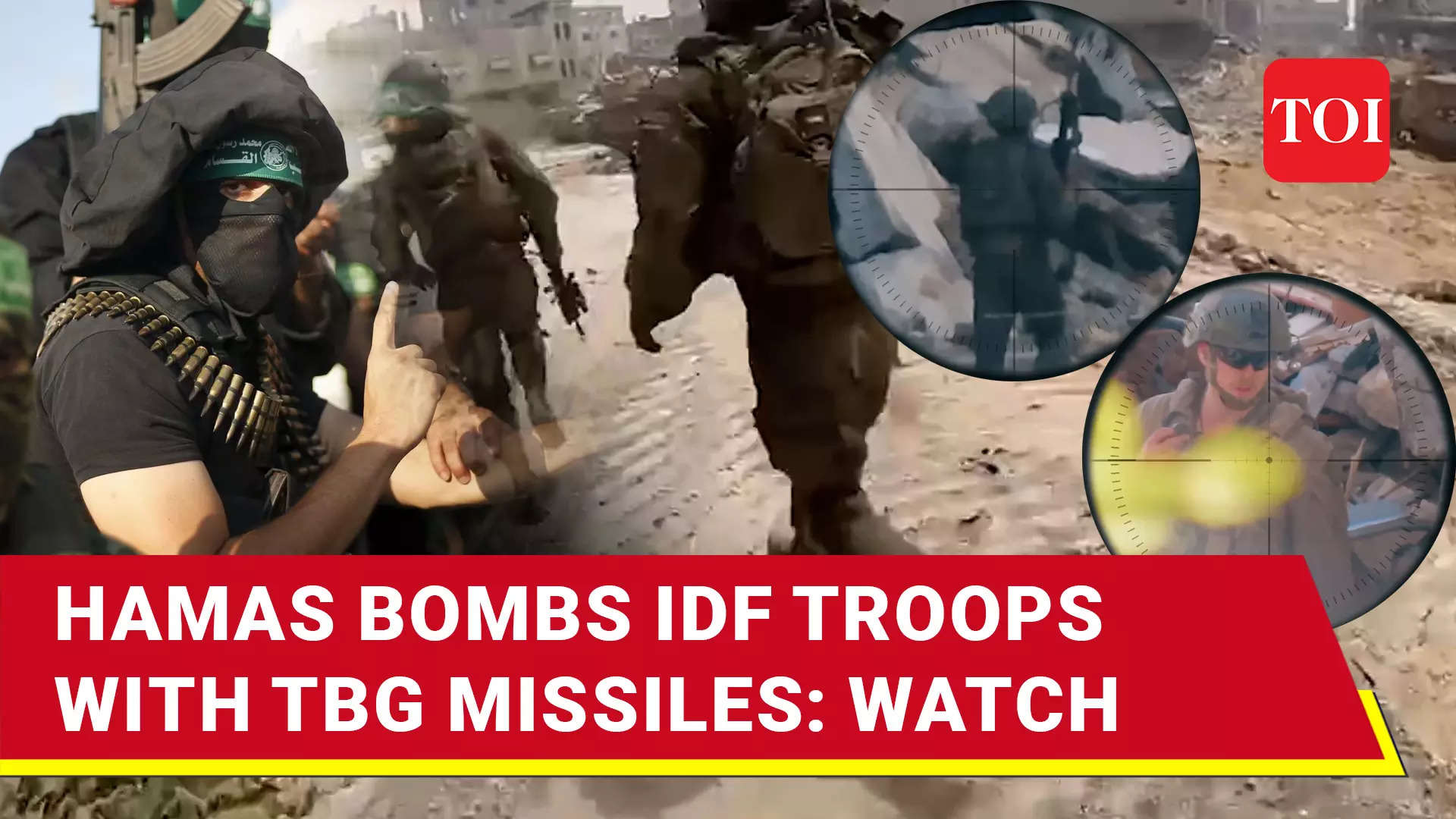 Hamas Hits IDF Troops at Point-Blank Range with RPG and Sniper Fire| Watch