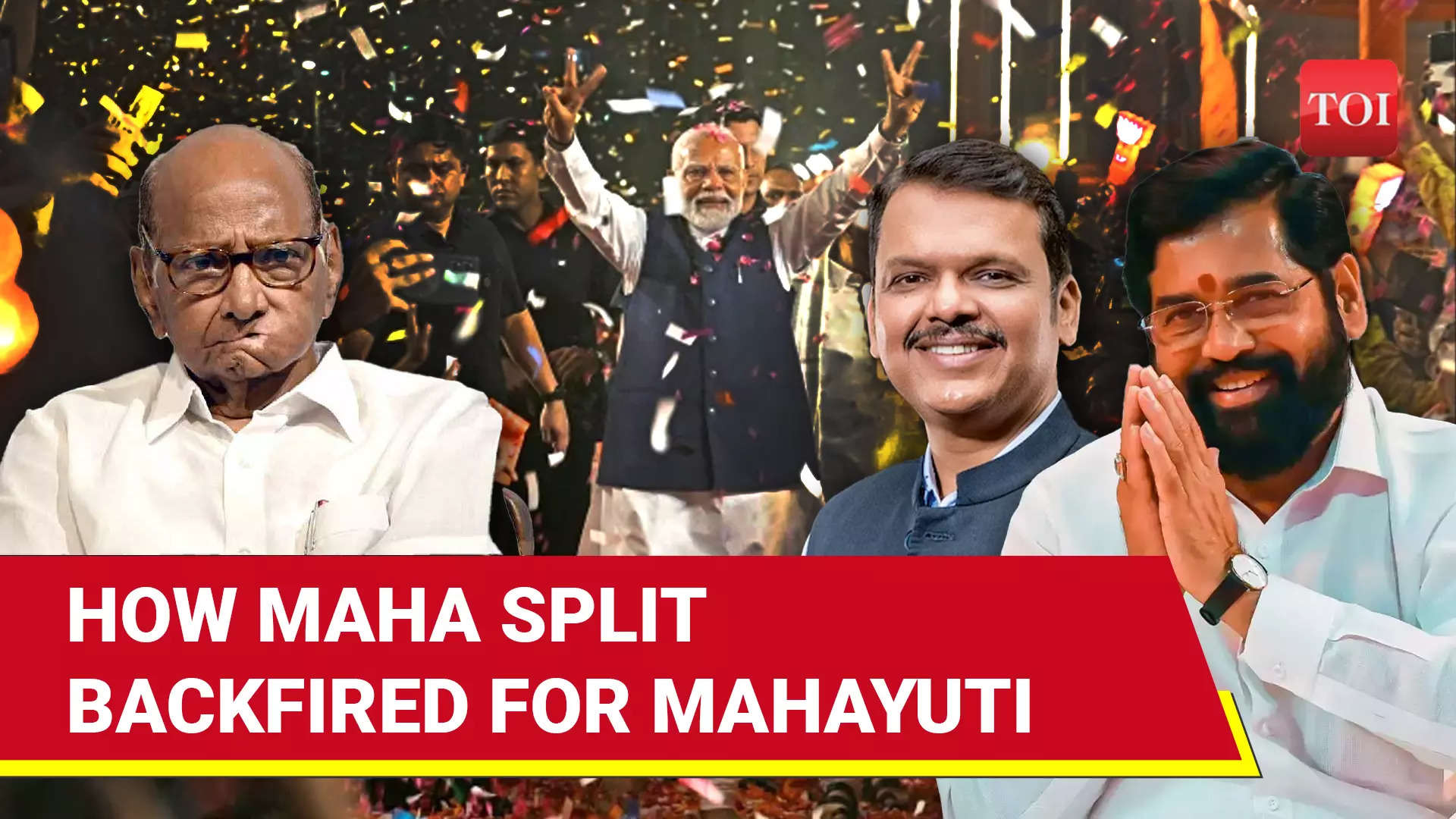 Maharashtra Votes For 'Asli' Sena, 'Real' Pawar; MVA Shakes BJP's Mahayuti Despite NCP, SS Split