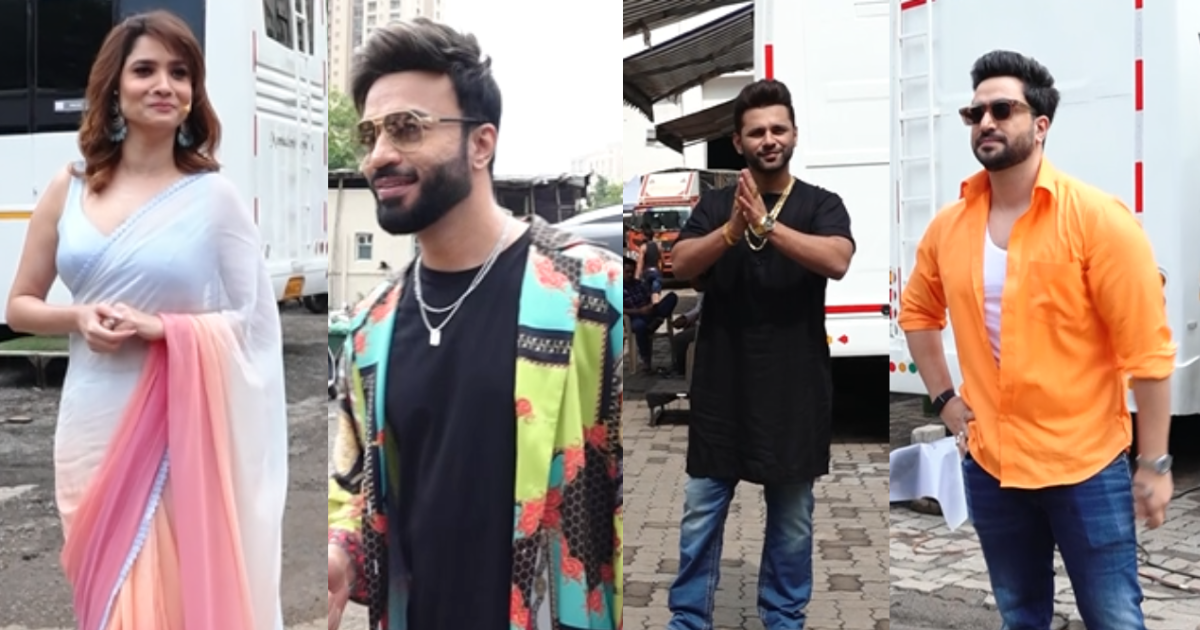 ​From Ankita Lokhande and Vicky Jain turning Rocky Aur Rani to Aly Goni and Rahul Vaidya nailing theMunna Bhai and Circuit look; Check out Bollywood themed bash in Laughter Chefs​