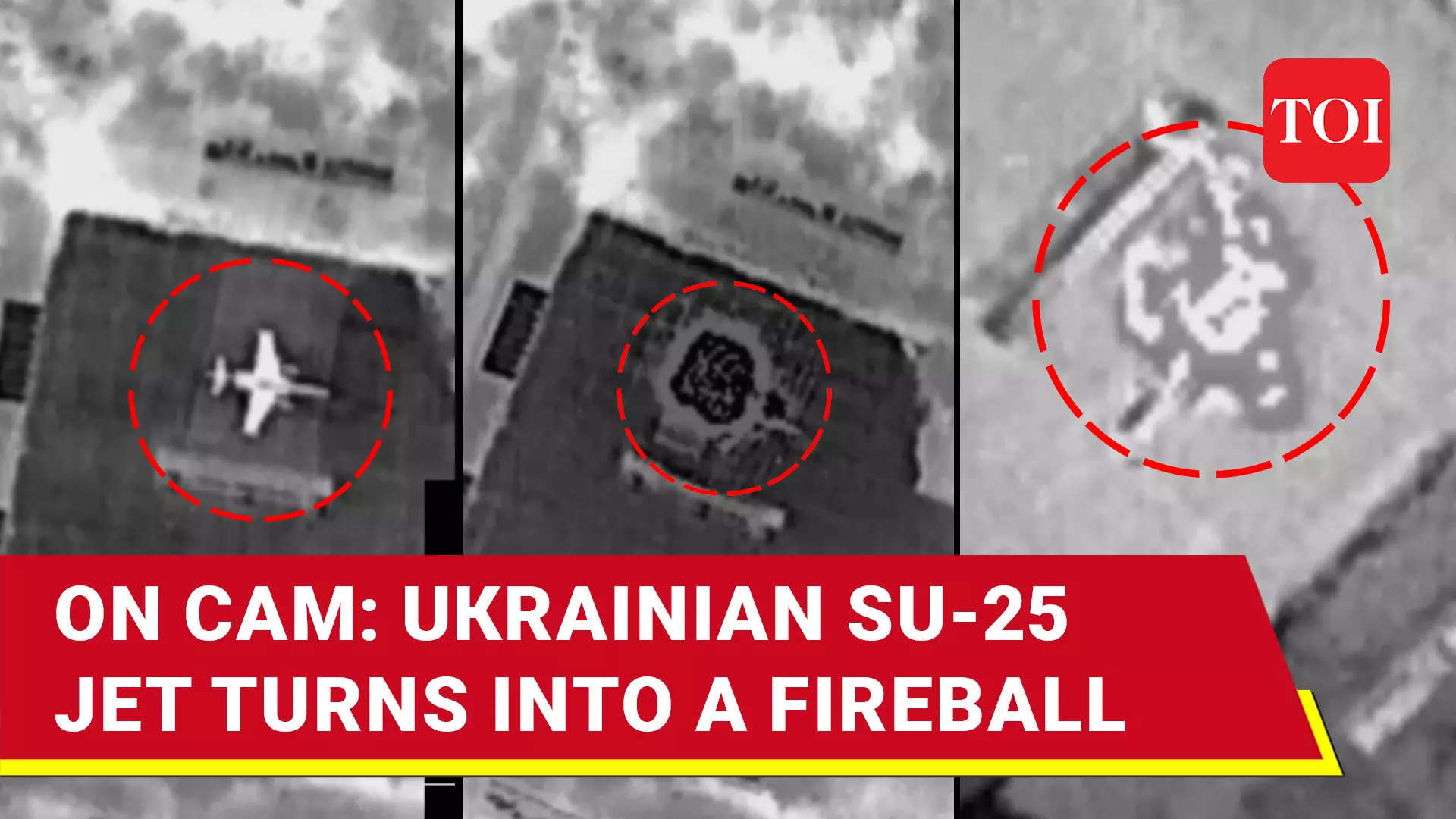 Russia Drops Bomb On Ukrainian Su-25 Fighter Jet; Attack After Kyiv's ...