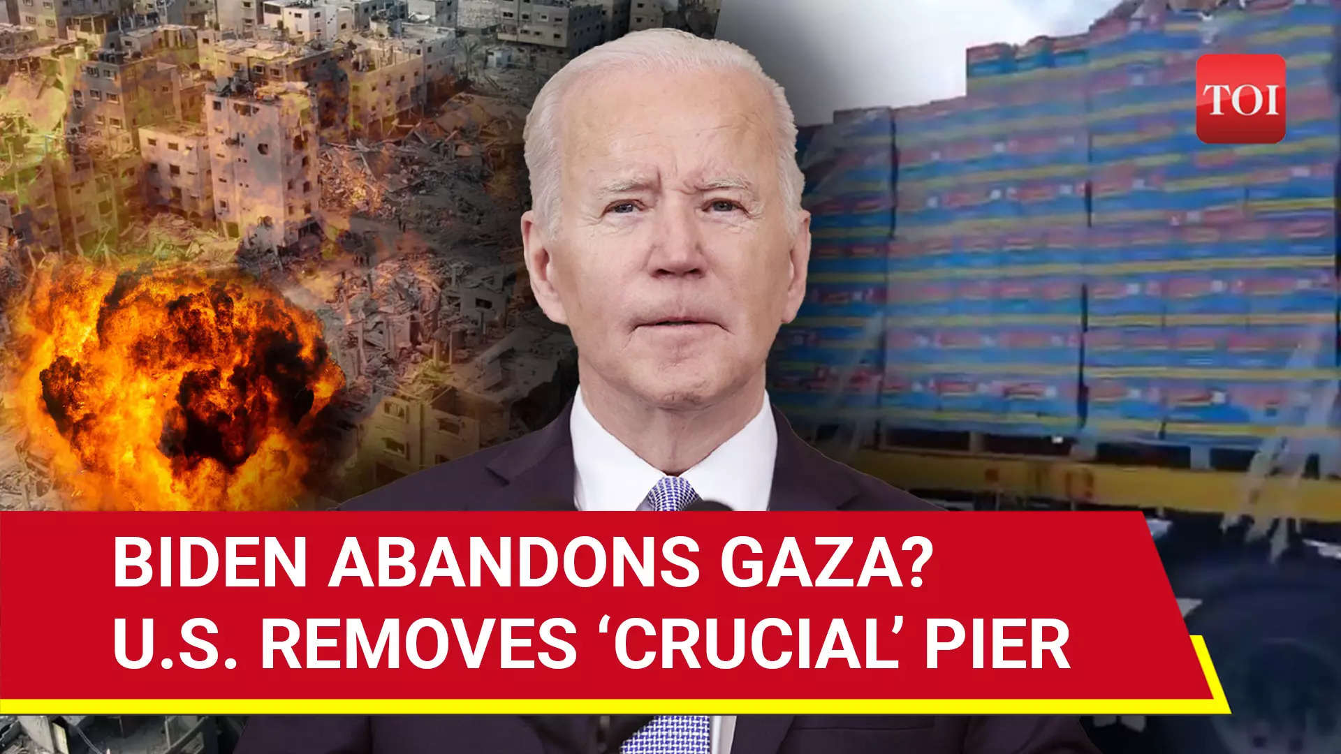 Biden’s Men Remove Gaza Aid Pier Within Weeks Of Starting Humanitarian ...