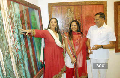 Preksha's art exhibition