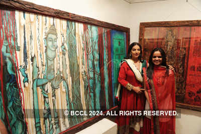 Preksha's art exhibition