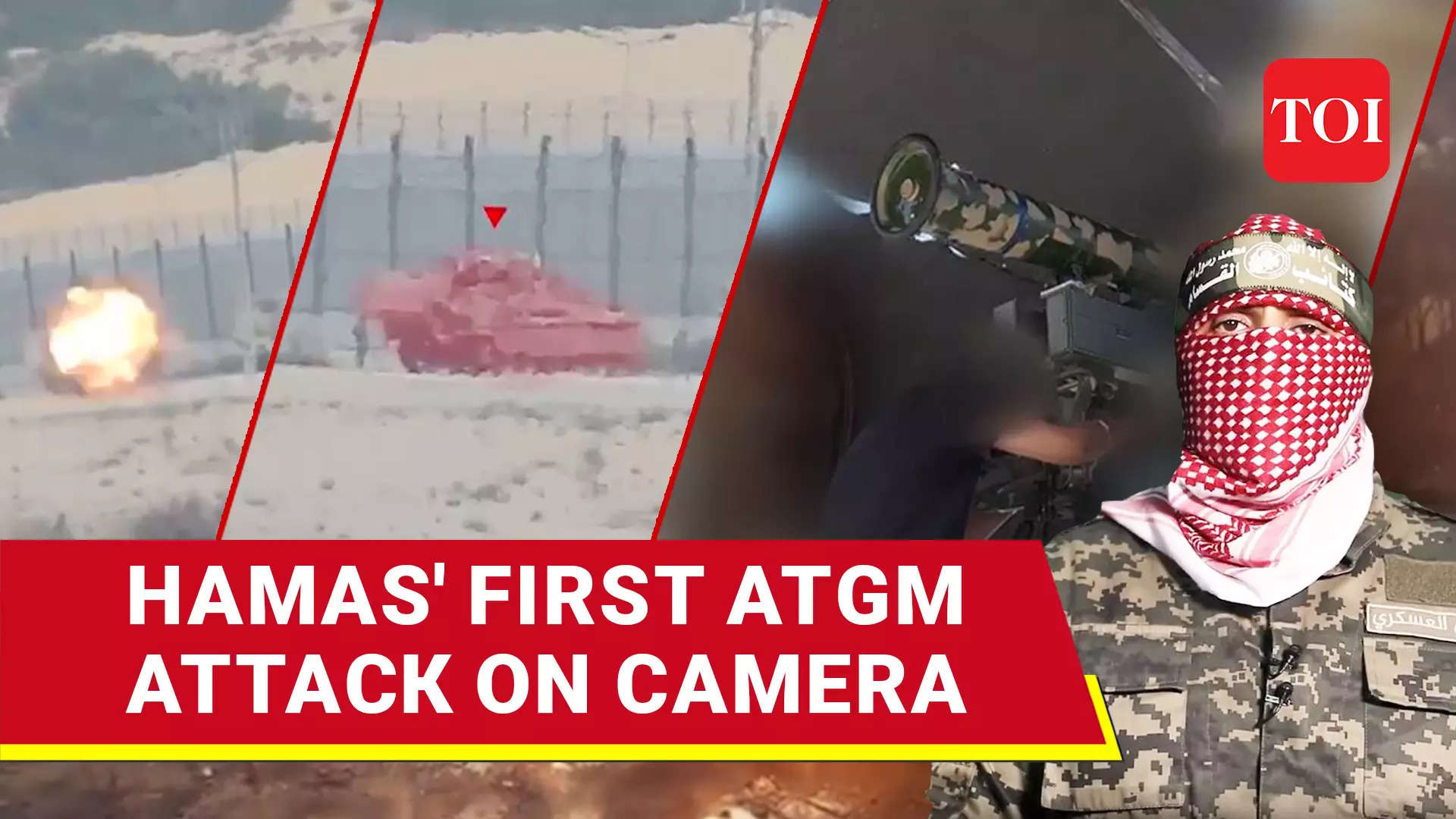 Hamas Releases Dramatic Footage Of Anti-Tank Guided Missile Destroying ...