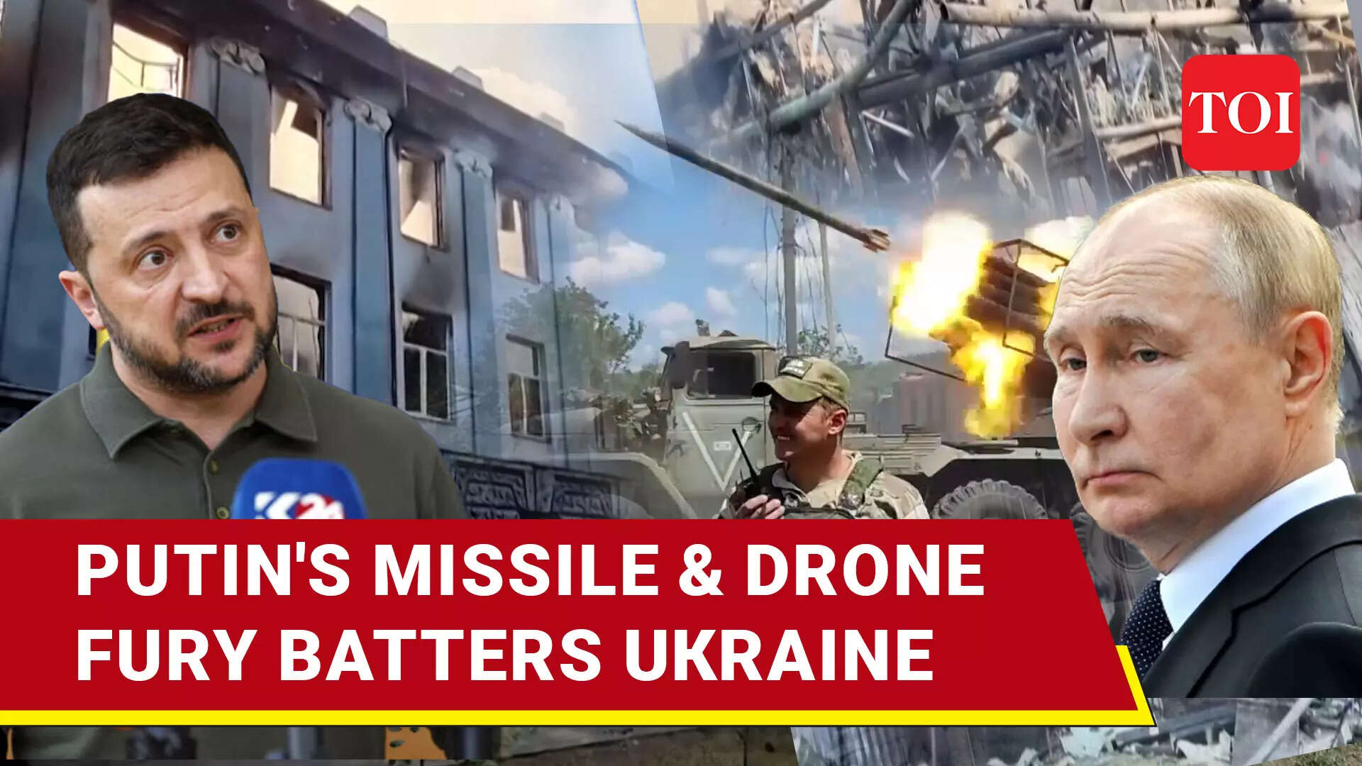 Russia Launch Intensive Missile and Drone Assault on Ukraine's Poltava ...