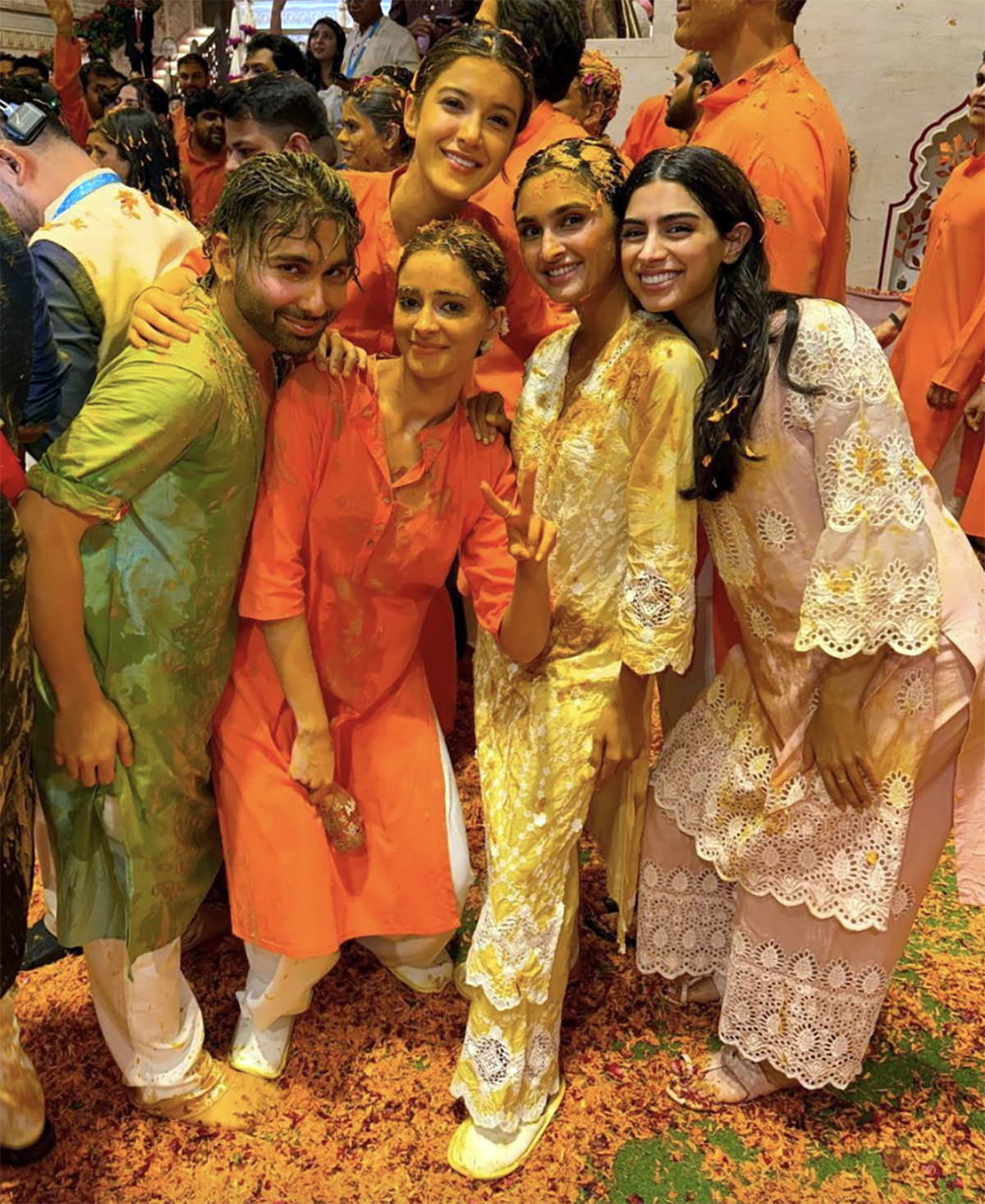 ​Star-studded haldi celebration for Anant Ambani and Radhika Merchant​