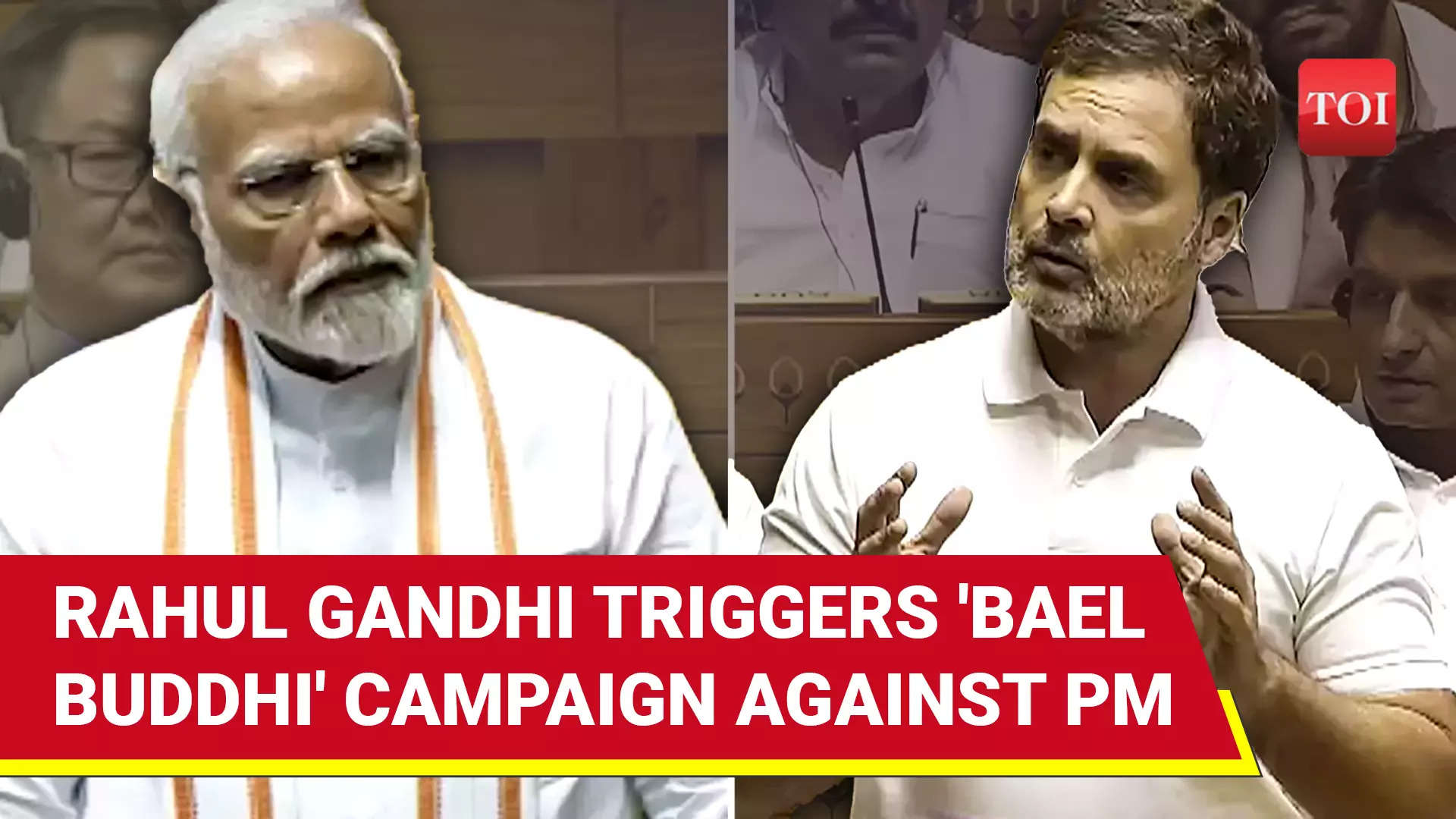 Congress' 'Bael Buddhi' Attack After PM Modi Mocks Rahul Gandhi In Lok Sabha; BJP Fumes