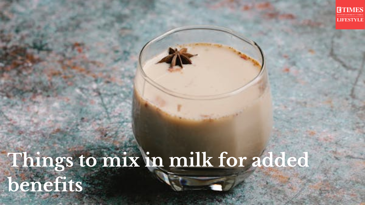 6 things to mix in milk for added benefits