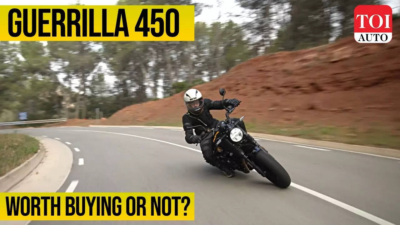 Royal Enfield Guerrilla450 Review: Pros & Cons of Triumph 400 rival | TOI Auto