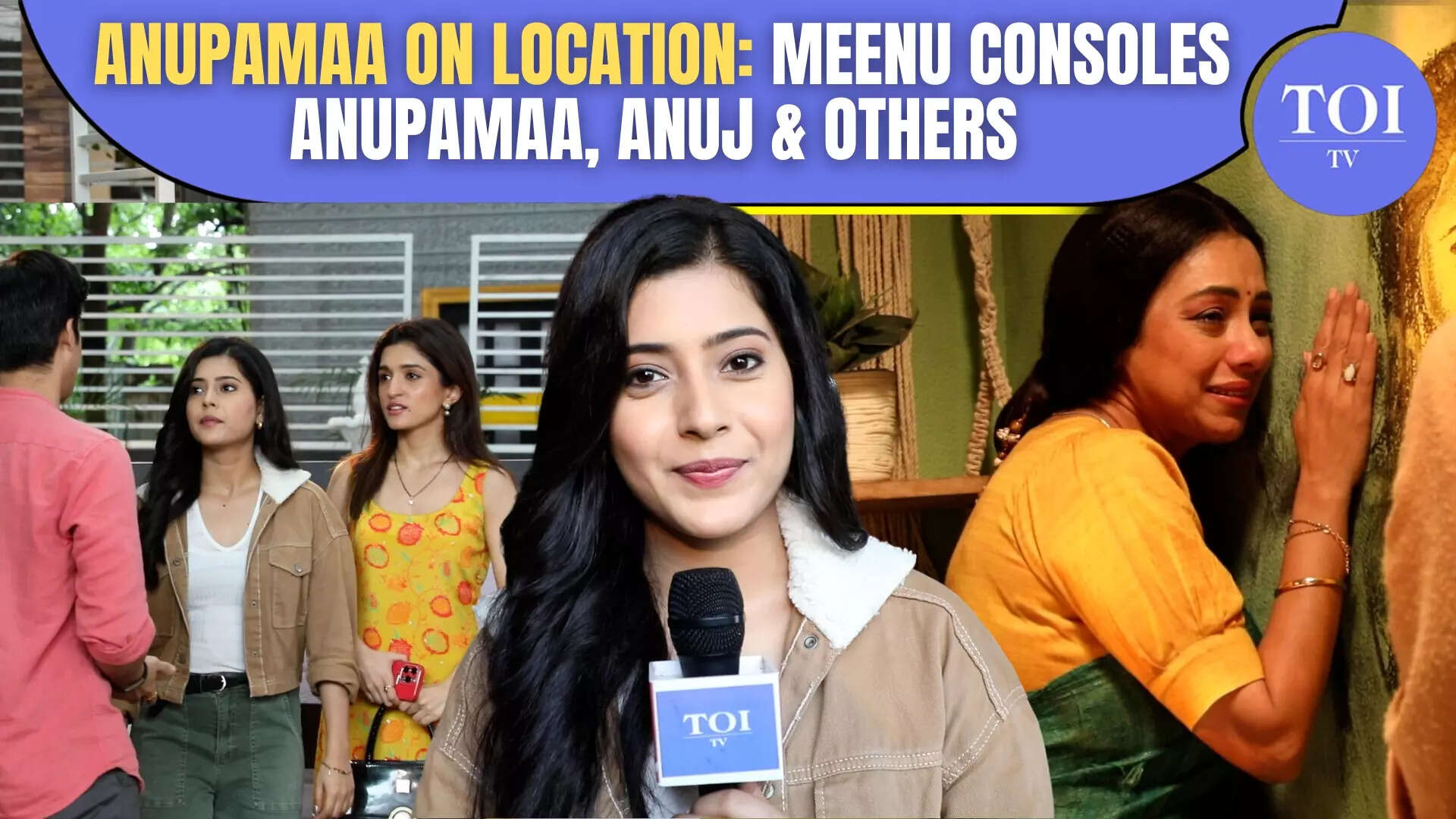 Anupamaa on location: Anupamaa & Anuj break down emotionally as they miss Aadhya