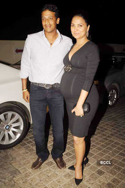 Lara Dutta With Husband Mahesh Bhupathi During Priyanka Chopra's ...