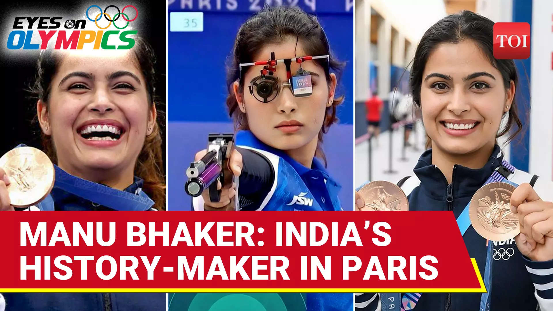 Manu Bhaker India's Historymaker At Paris Olympics 2024