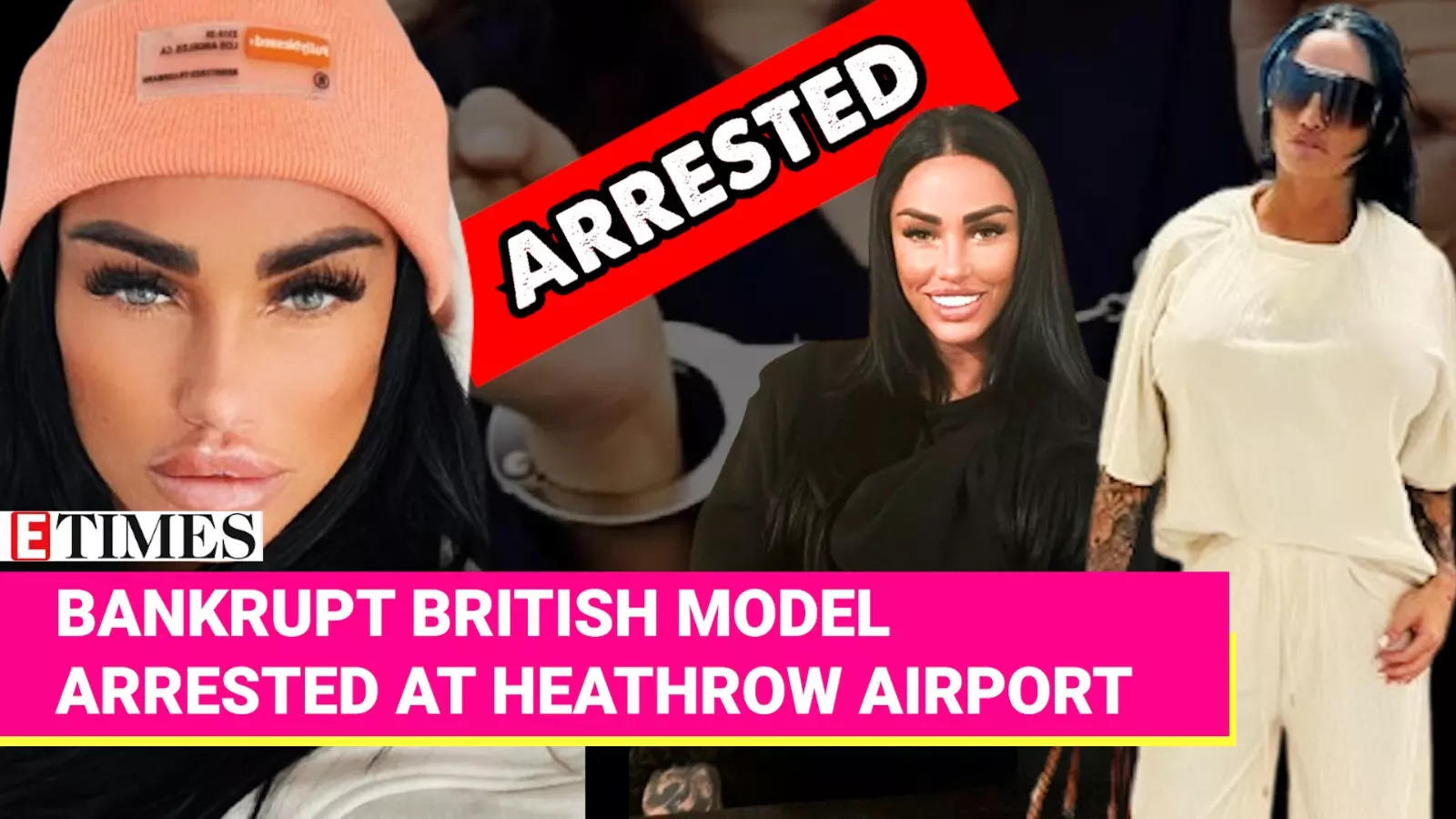 Katie Price Detained at Heathrow for Skipping Court; Faces Bankruptcy Fallout