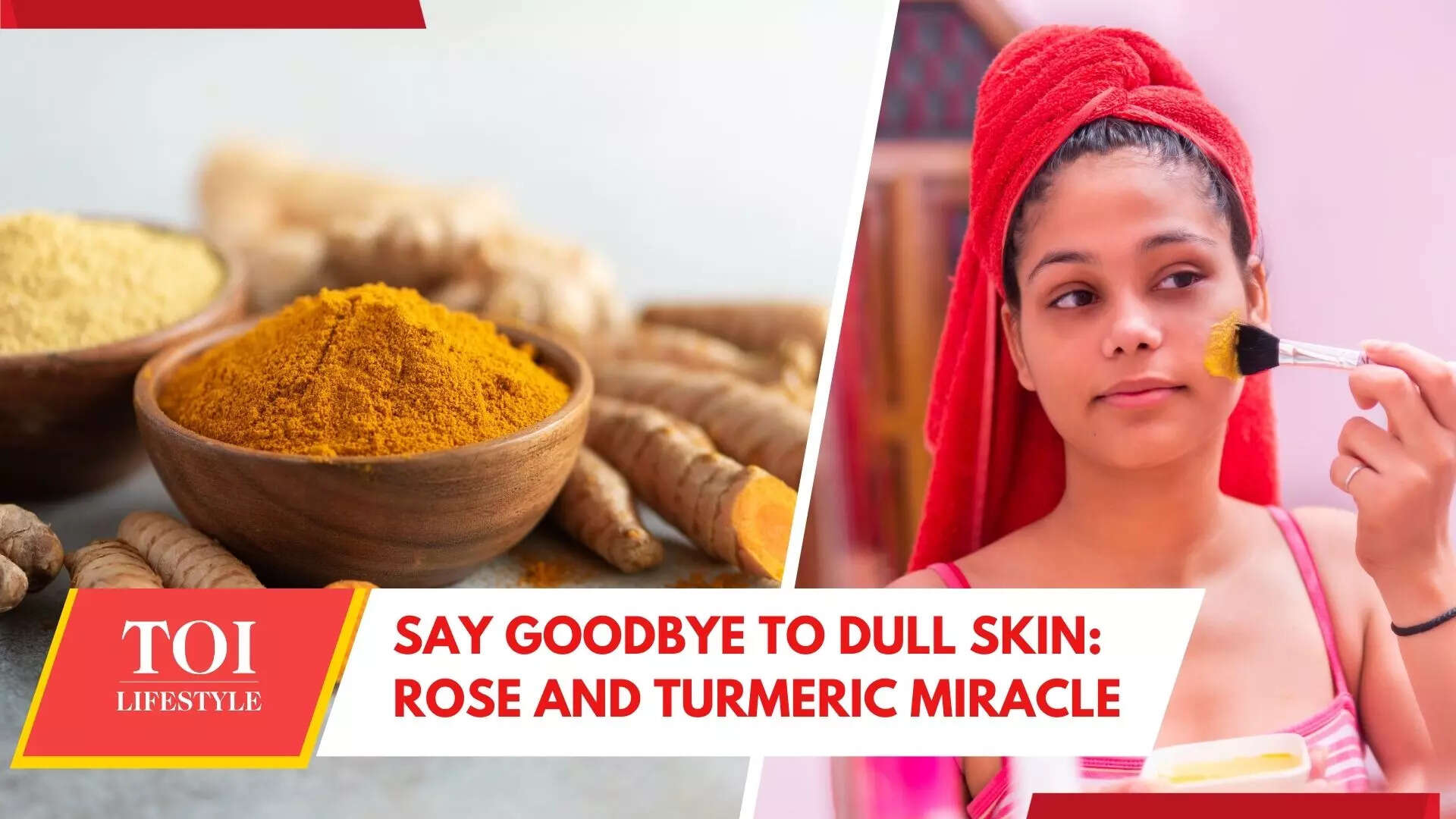 Achieve Natural, Glowing Skin: Try This DIY Facepack With Turmeric And Rose Petal Powder