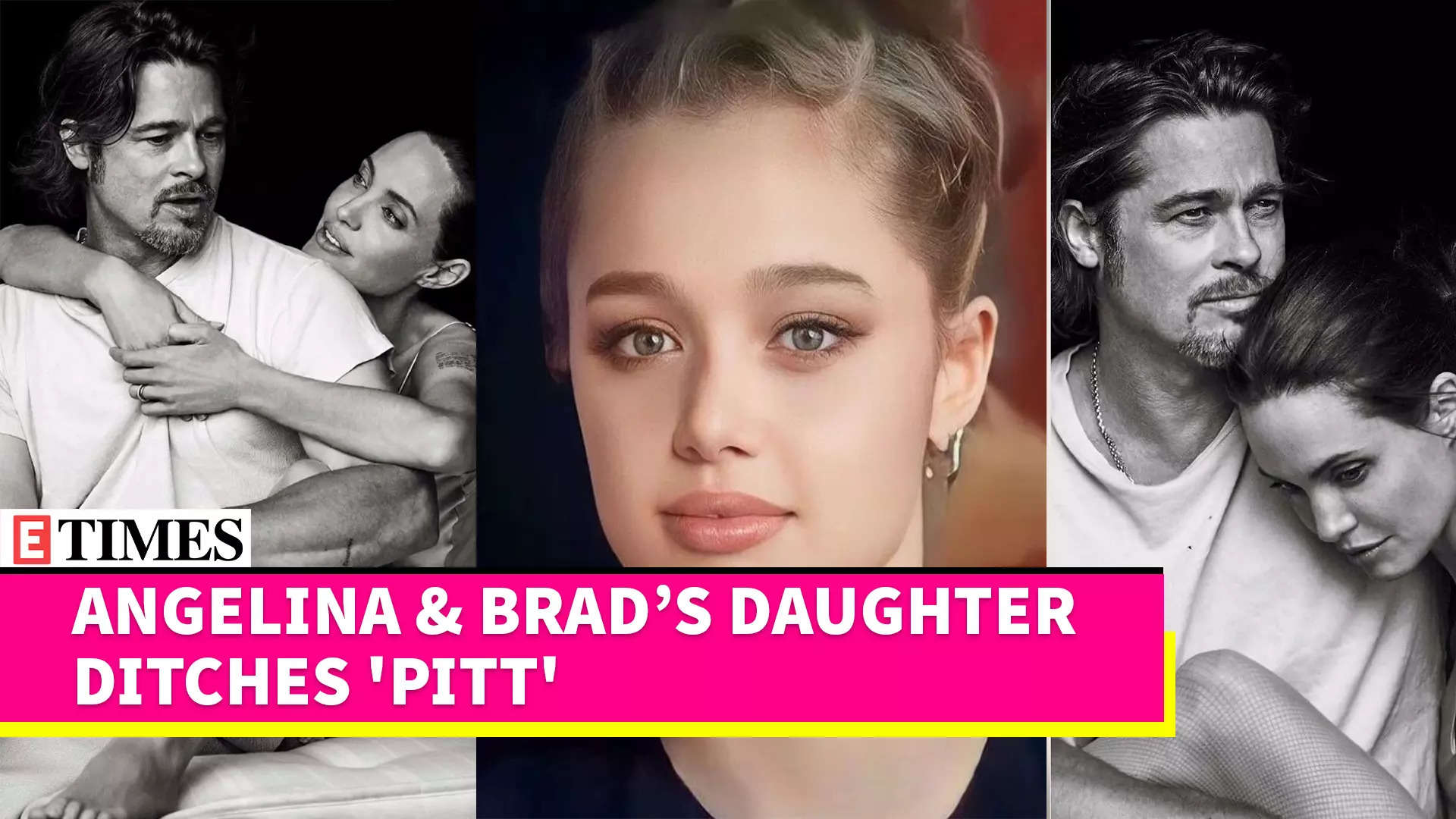 Angelina Jolie-Brad Pitt's Daughter Legally Removes 'Pitt' | Brad's Response To Her Shocking Move