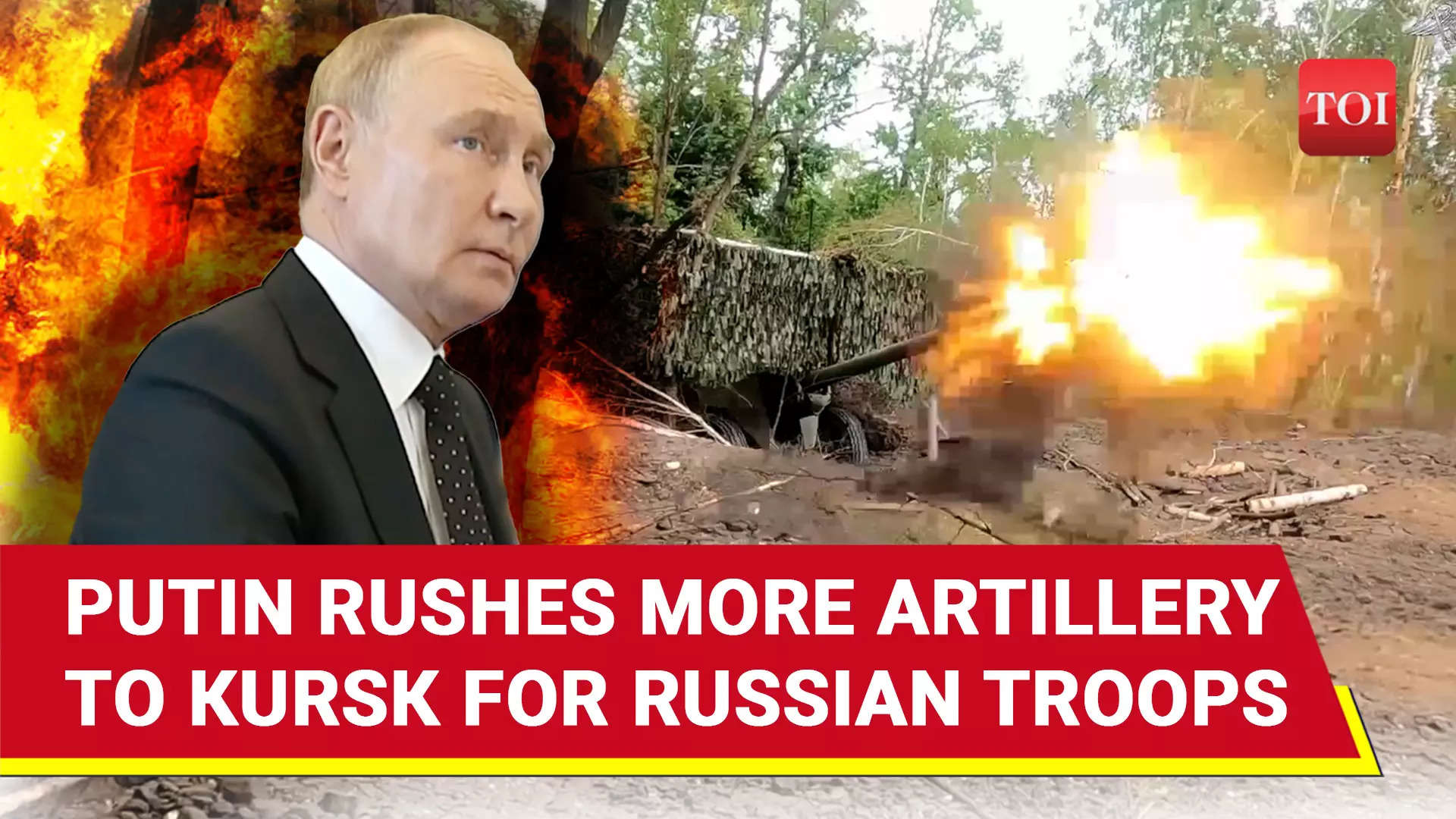 Kursk: Russian Artillery's Precision Strike Burns Kyiv's MLRS; Putin's ...