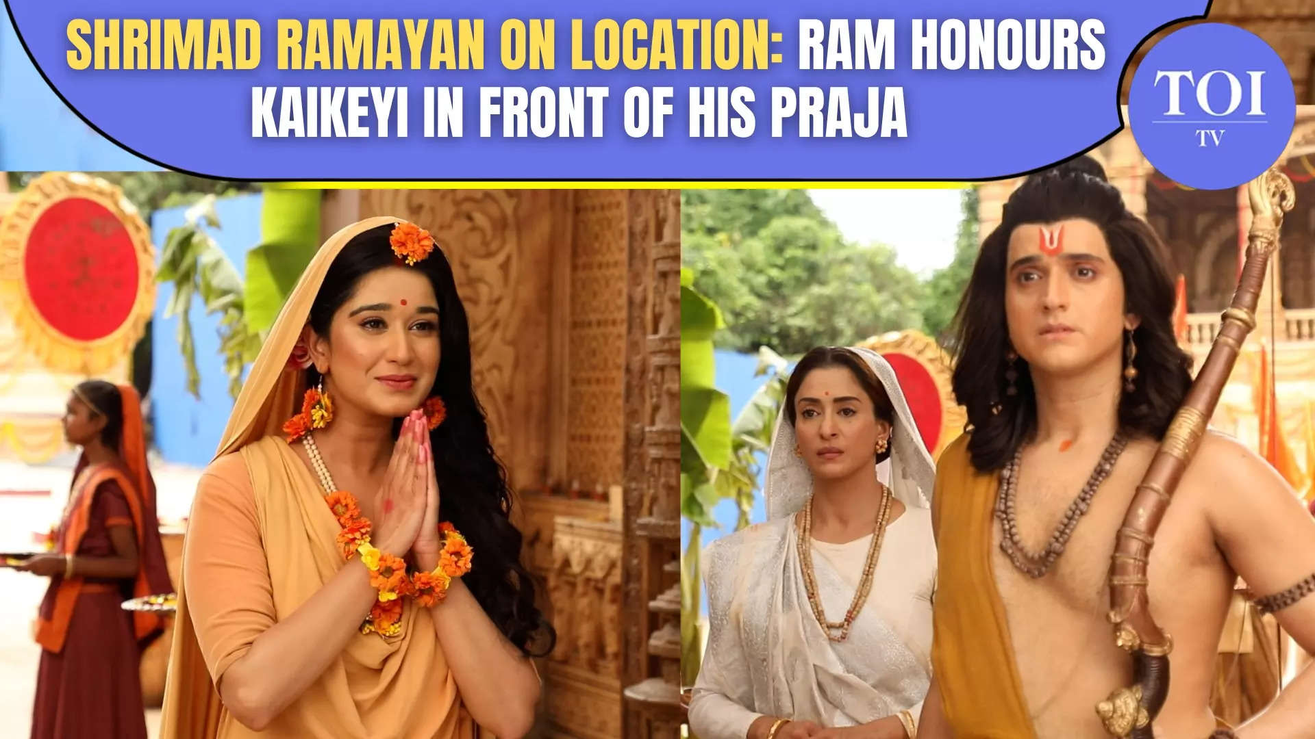 Shrimad Ramayan on location: Ram, Lakshman and Sita return from their 14 years long exile