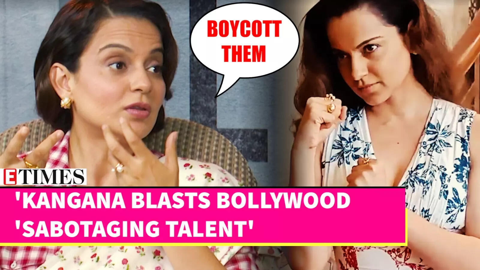 Kangana Ranaut Accuses Bollywood of Sabotaging Talent and Promoting Mediocrity