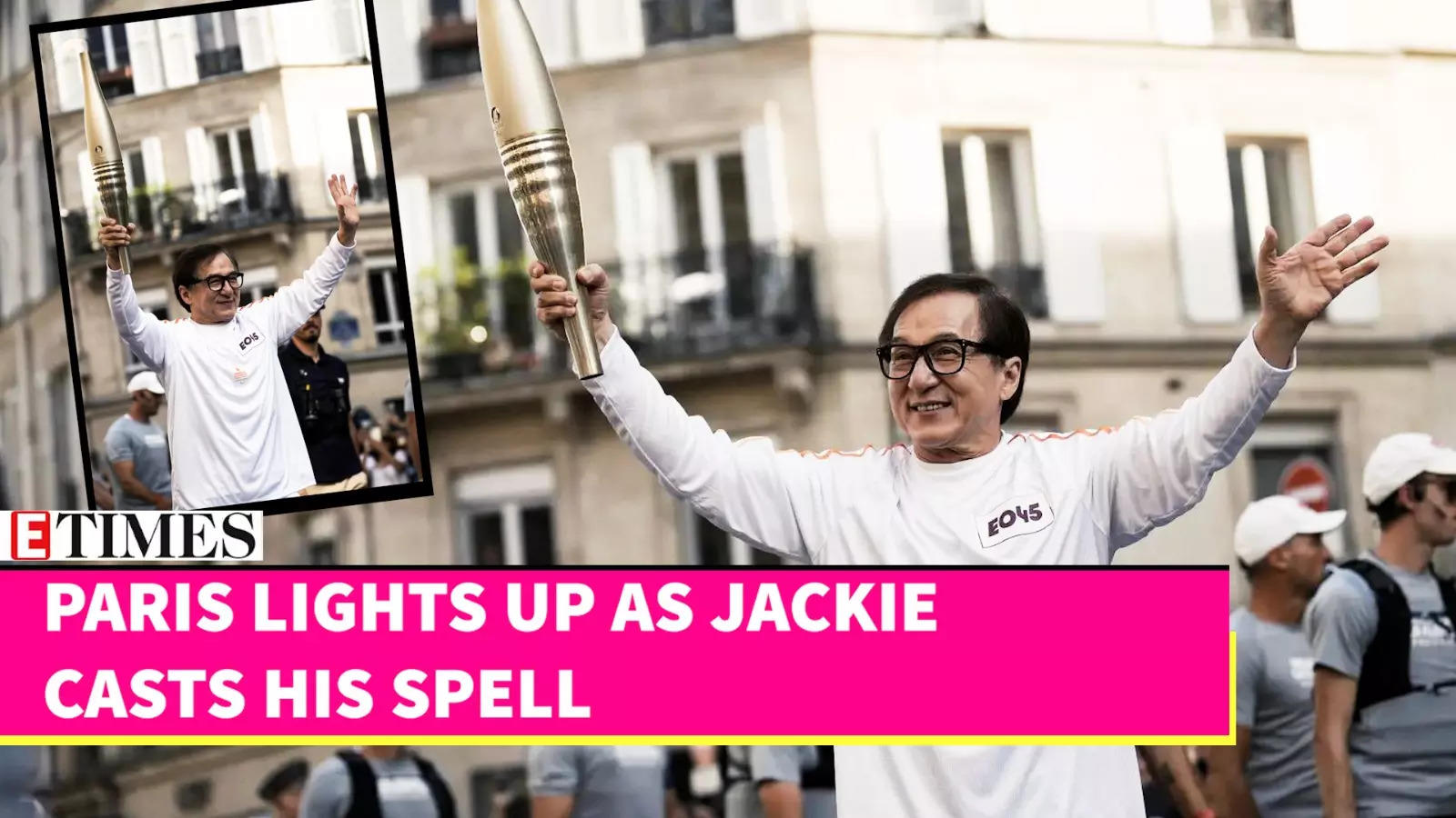 Jackie Chan Carries Torch for Paris Paralympics; Fans Wish He’d Been Olympics Torchbearer