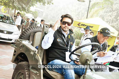 Car rally by JK Tyres