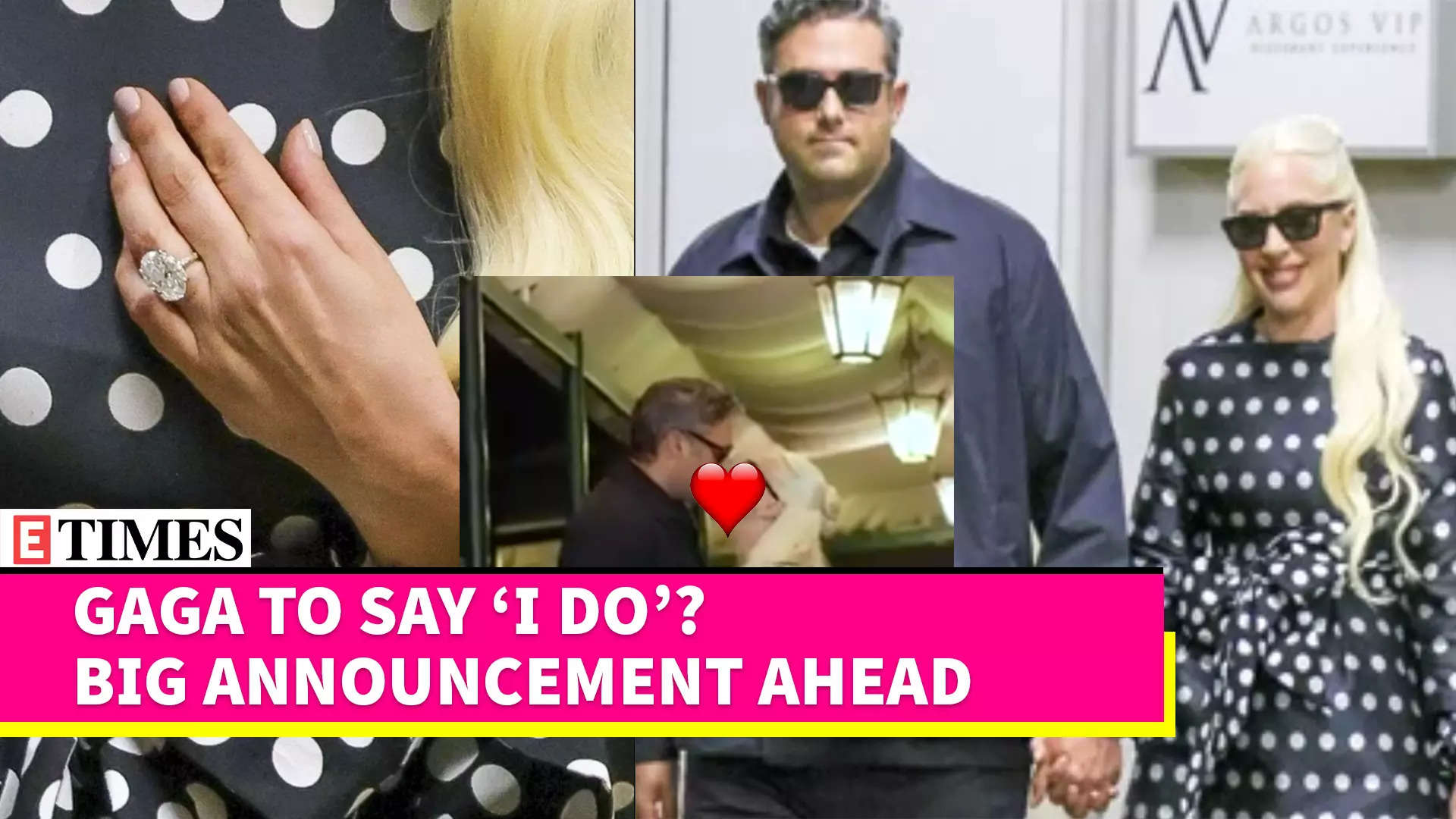 Singer Lady Gaga Flashes Massive Ring | Wedding Bells Soon?