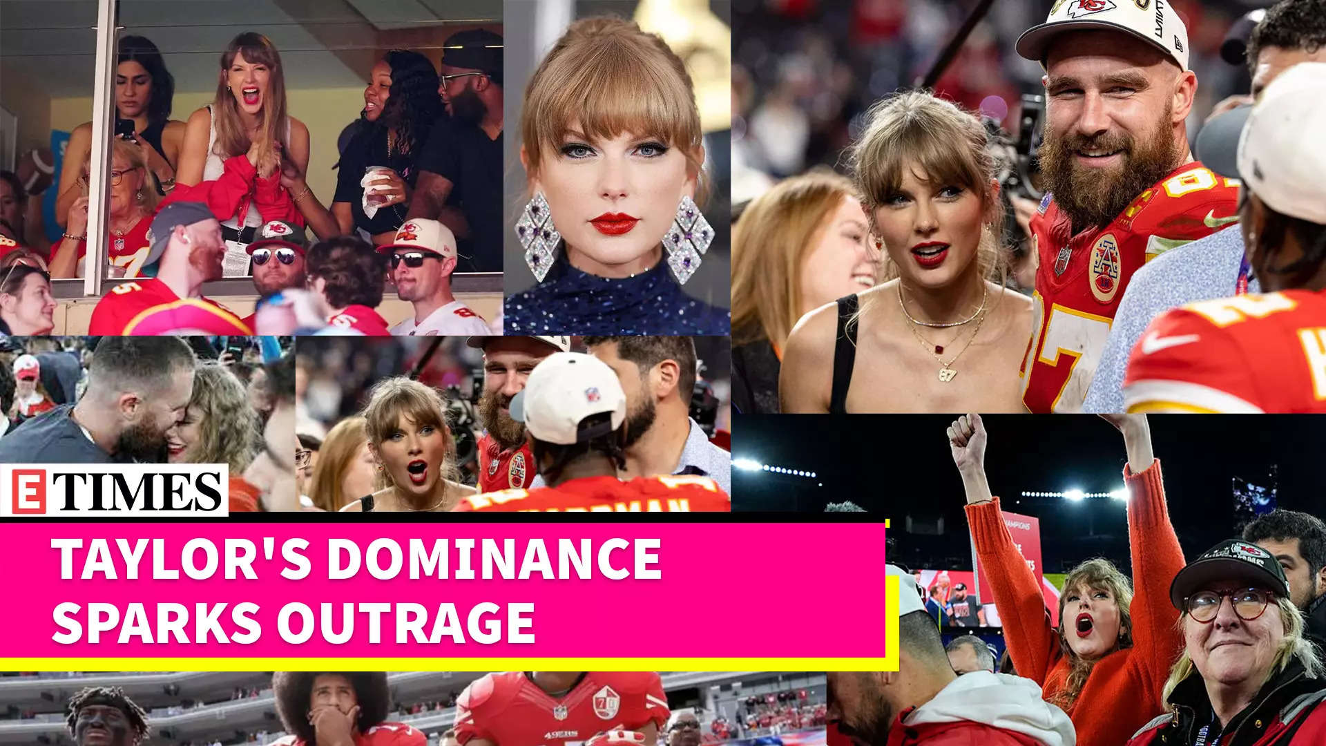 'Embarrassing, Absurd!': NFL & Travis Kelce Fans Blast Singer Taylor Swift's Latest Promo Video