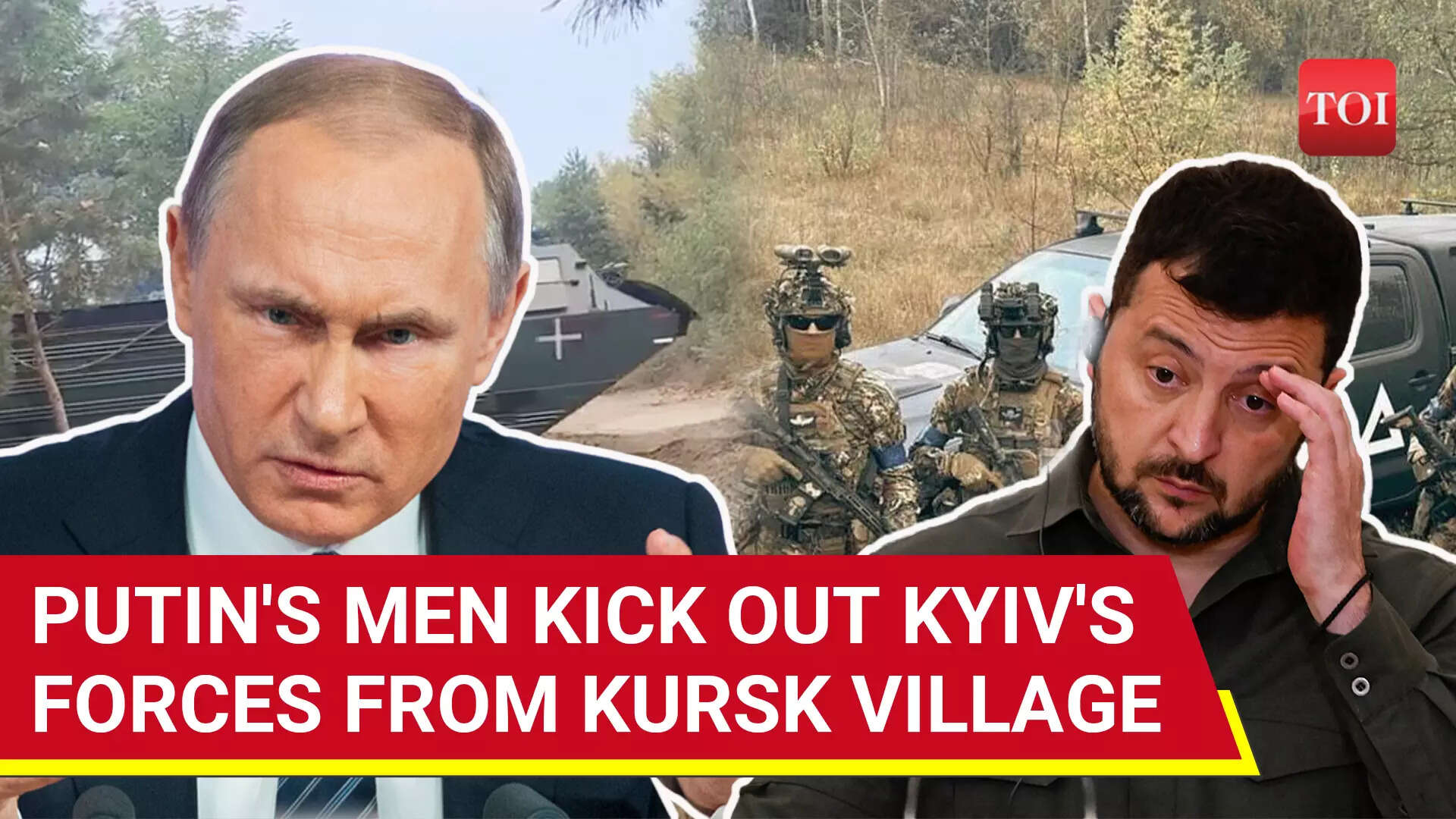 Ukrainian Troops Make Beeline To Flee Kursk Village After Russia's ...