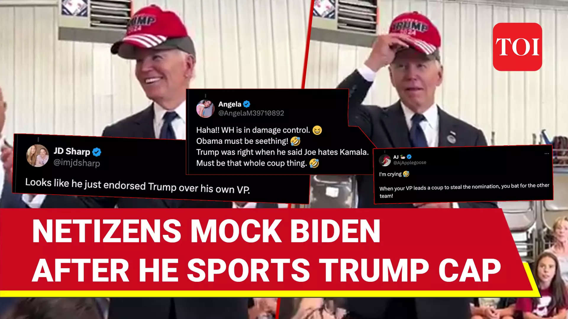 Biden's Trump Cap Sparks Meme-Fest