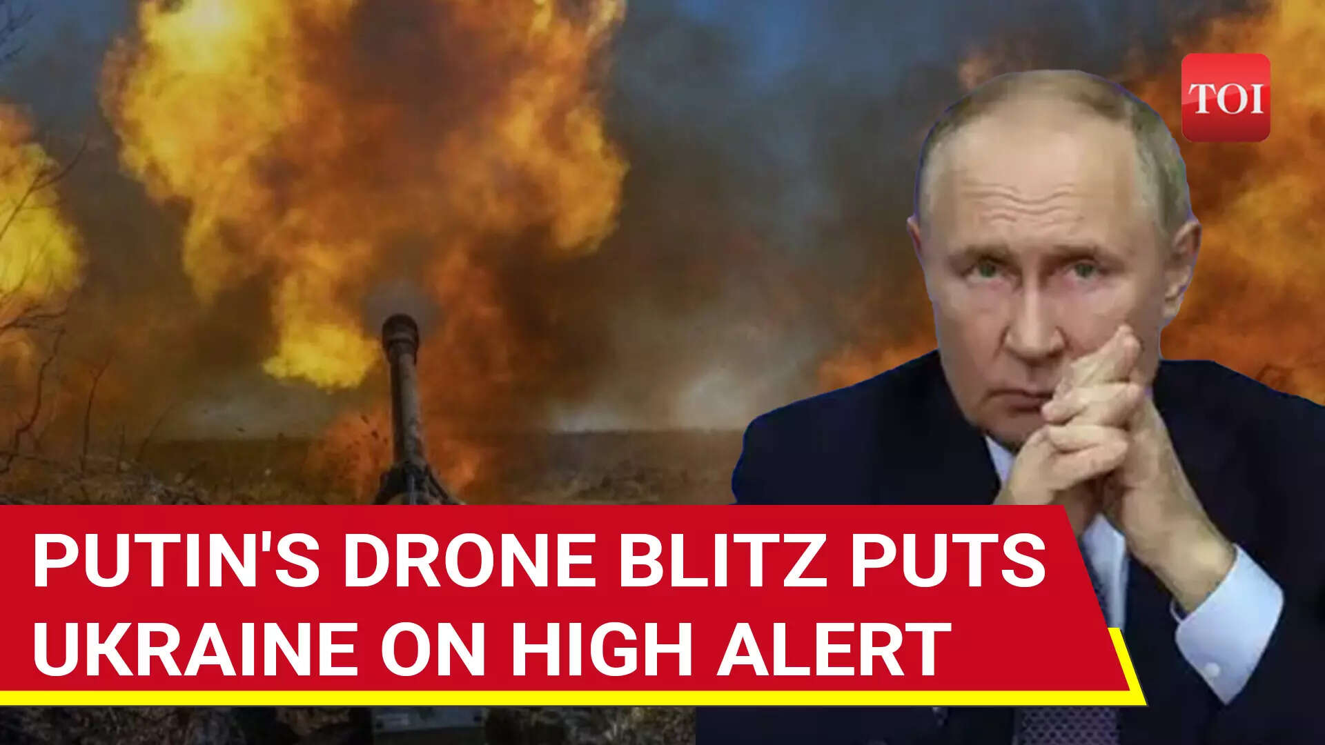 Russia Bombs Ukraine With 64 Shahed Drones Amid Black Sea Op, Kursk Attacks
