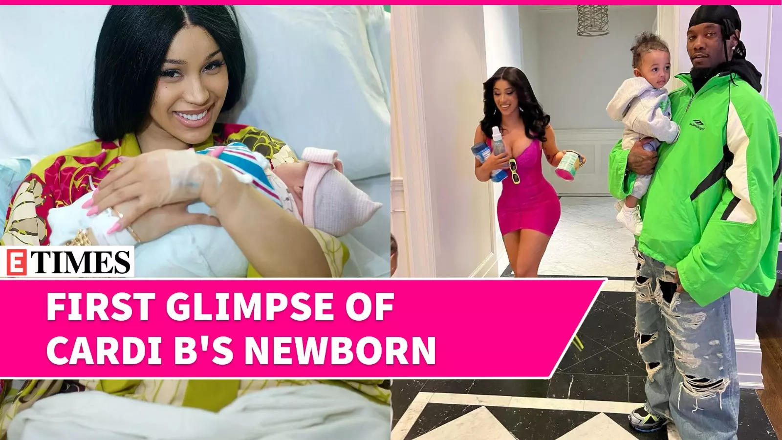 First Photo of Singer Cardi B And Offset's Third Child, Born Just Weeks After Divorce Filing | WATCH