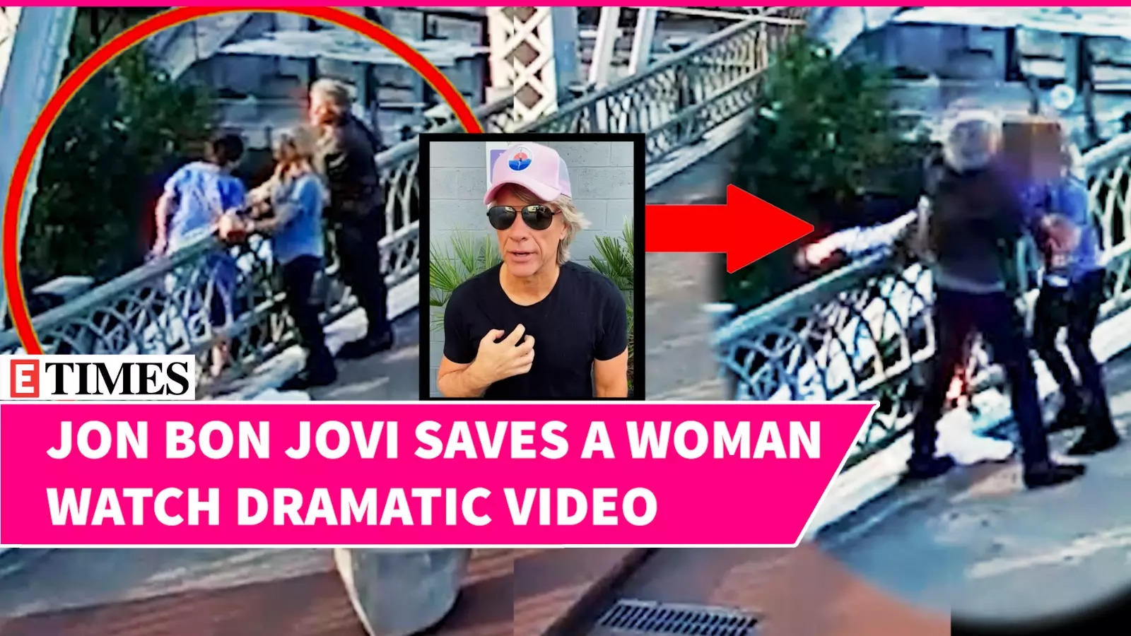 Jon Bon Jovi Saves Woman from Jumping Off Nashville Bridge During Music Video Shoot