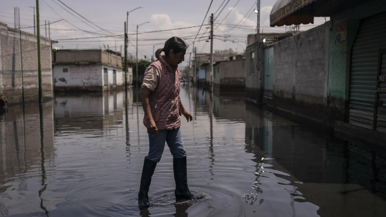 Mexico City water plague: Photos depict residents living for over a month in black sewage water