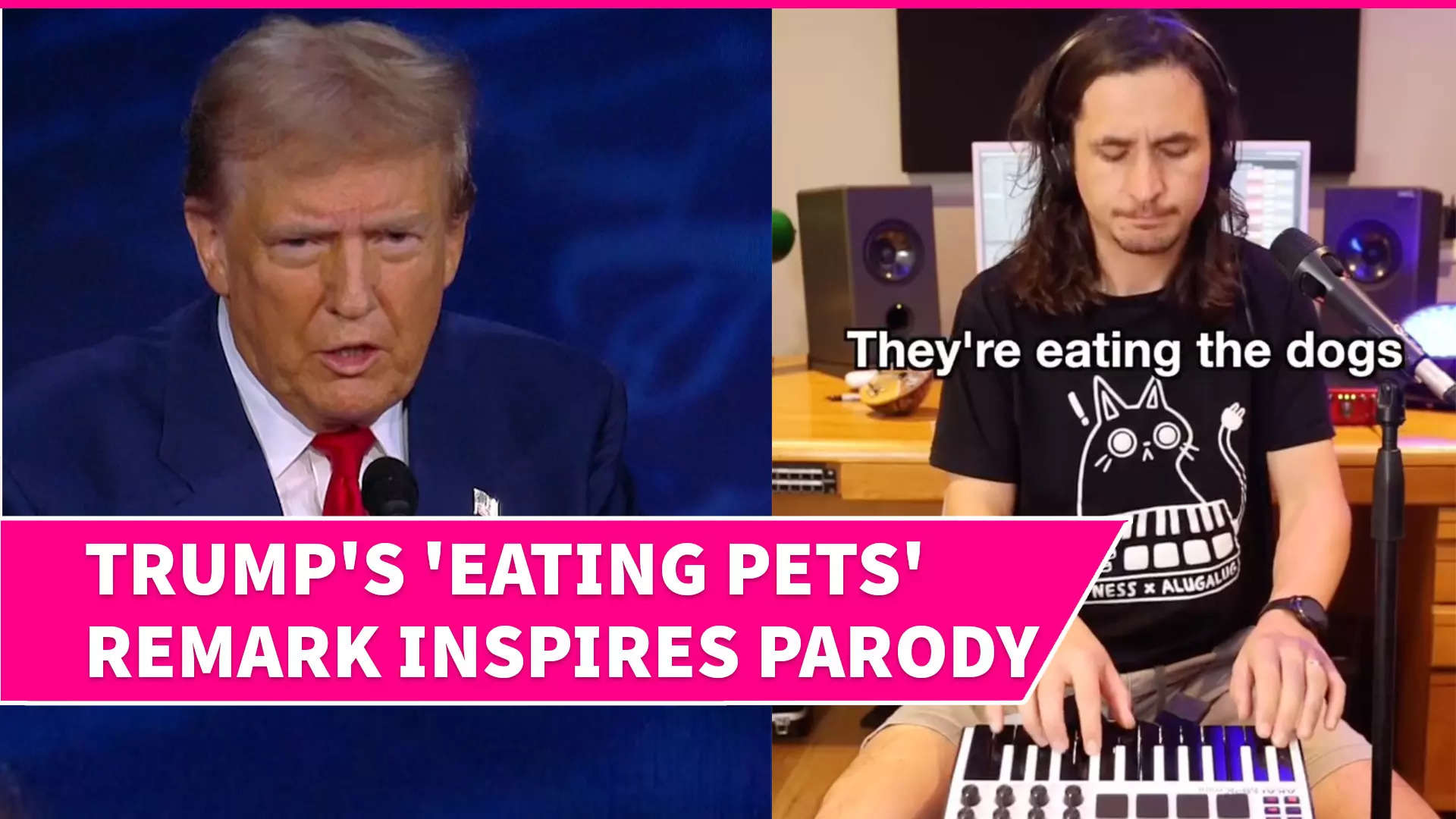 Trump's 'Eating Pets' Joke Fuels Viral Parody Hit – Internet Calls It the Next BIG Thing