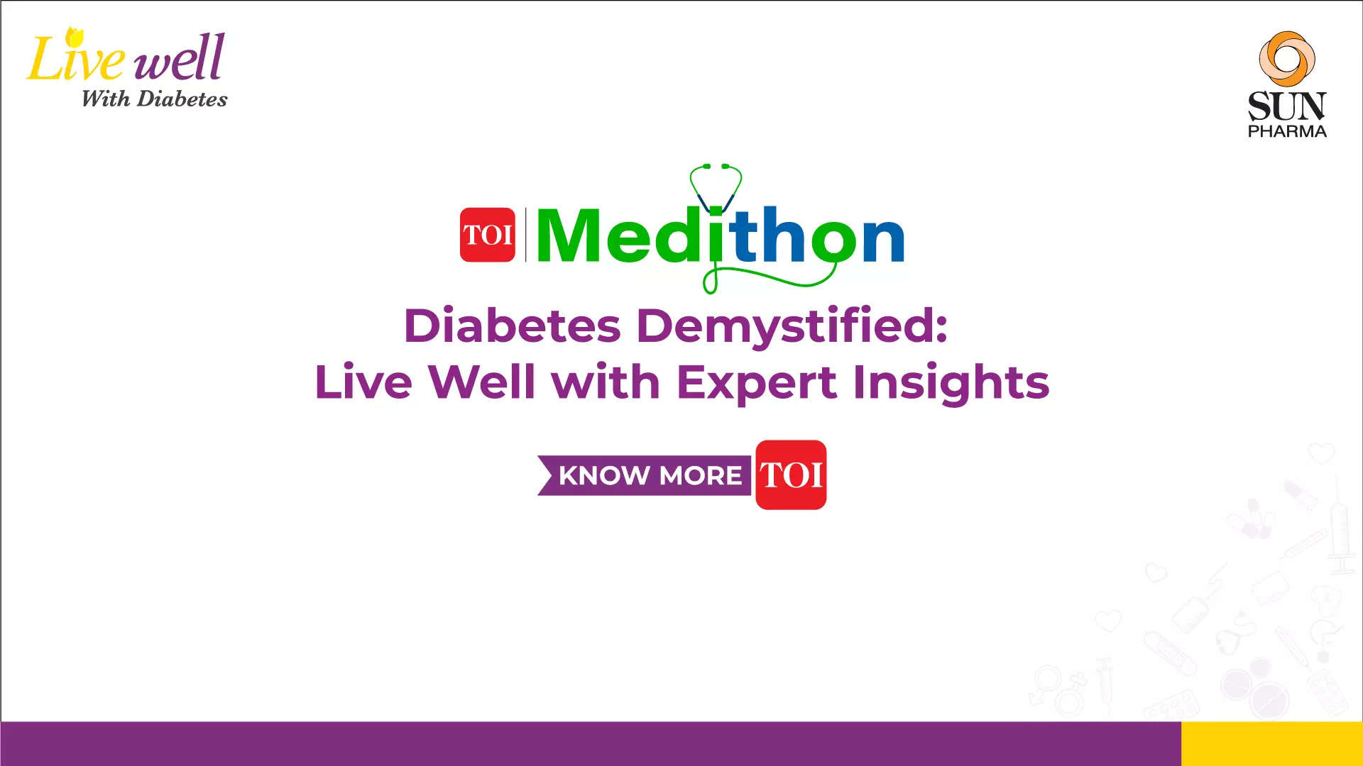 TOI X Medithon- Live Well with Diabetes