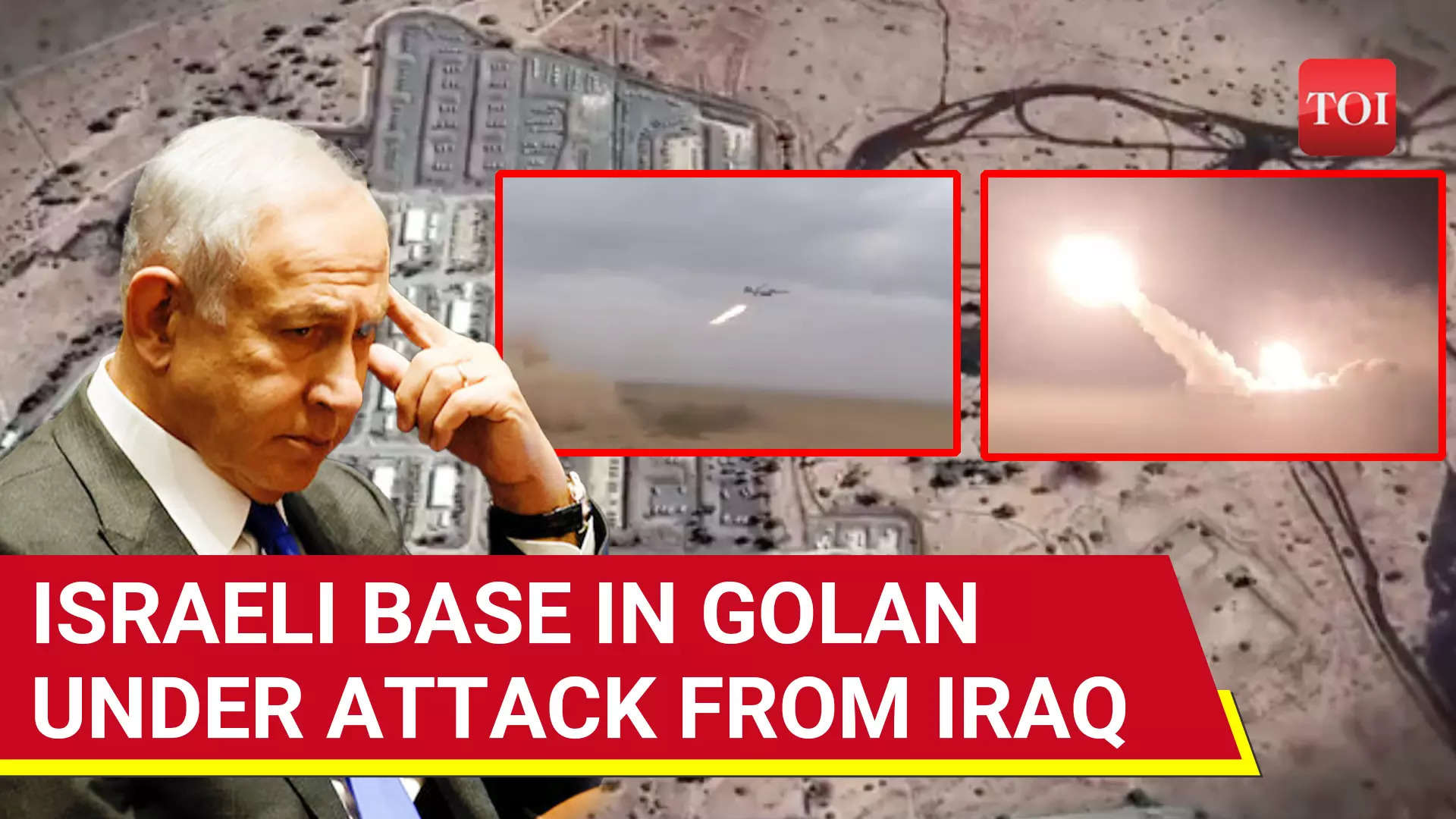 Israel On High Alert: Iraqi Resistance Rains Drones On IDF Base In Golan Heights | Watch